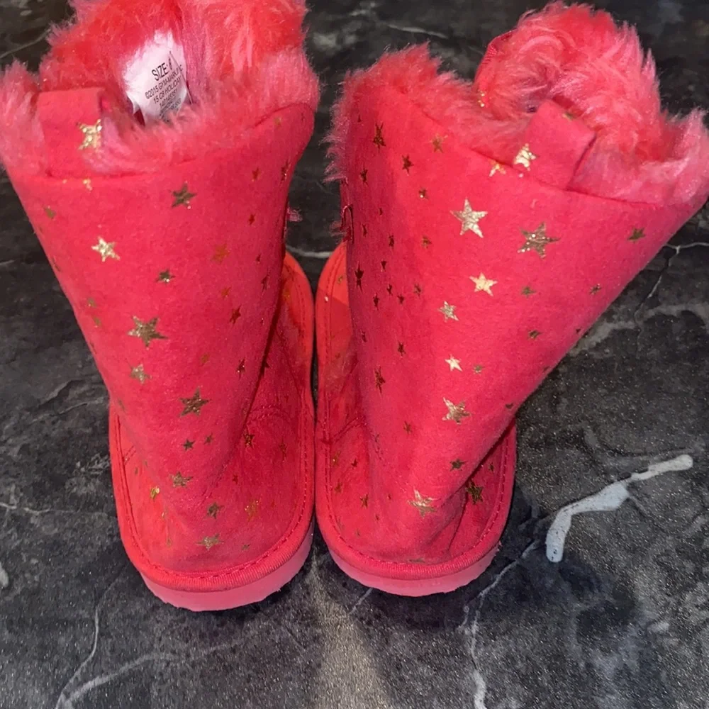 Crazy 8 Pink & Gold Star ⭐️ Boots